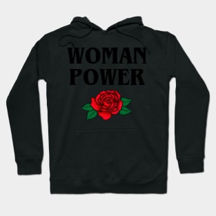 WOMAN POWER // Black Hoodie